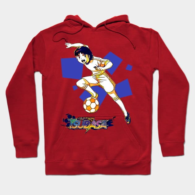 Captain Tsubasa Popart Hoodie by masnono